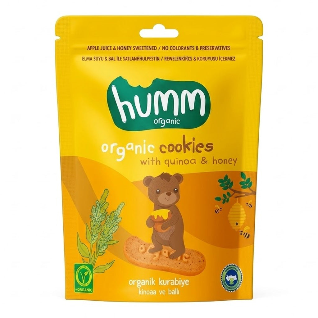 Humm Organic Cookies With Quinoa And Honey 55G