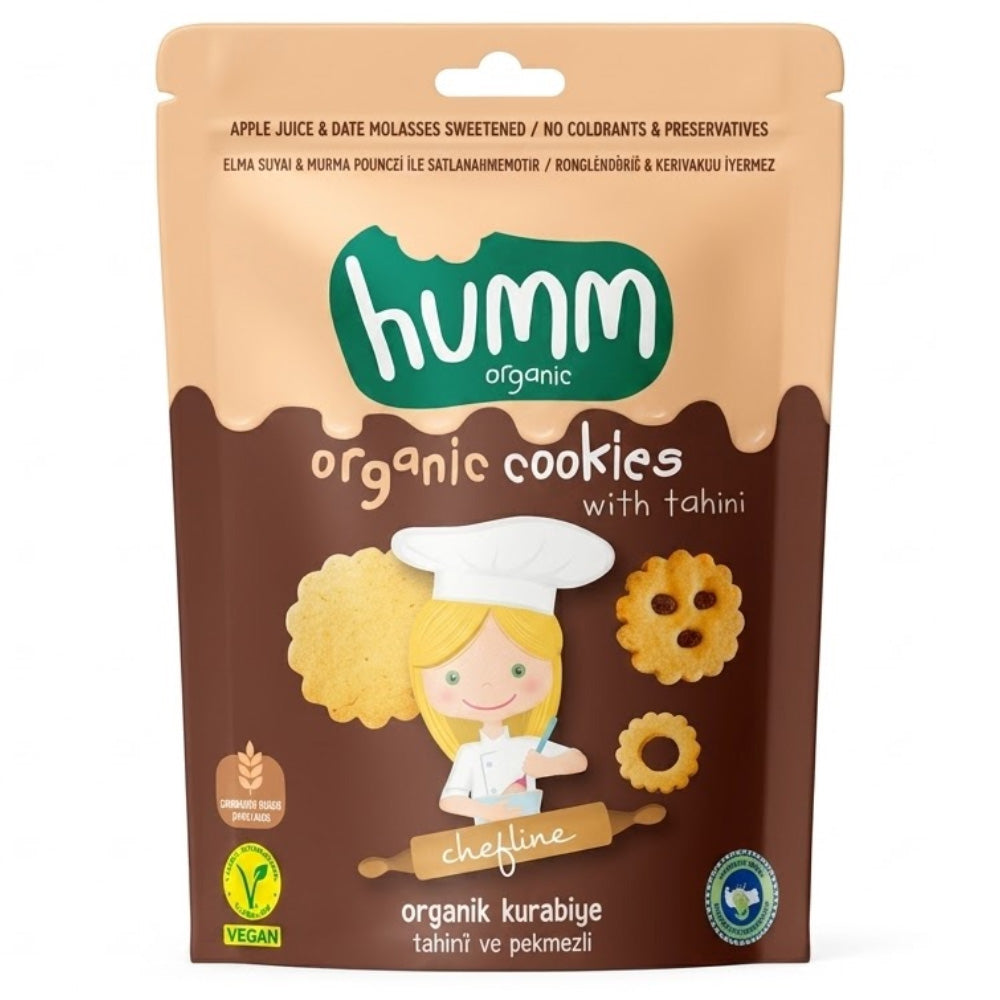 Humm Organic Vegan Cookies With Tahini 55G