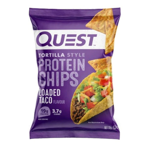 Quest Protein Chips Tortilla Style Loaded Taco 32g