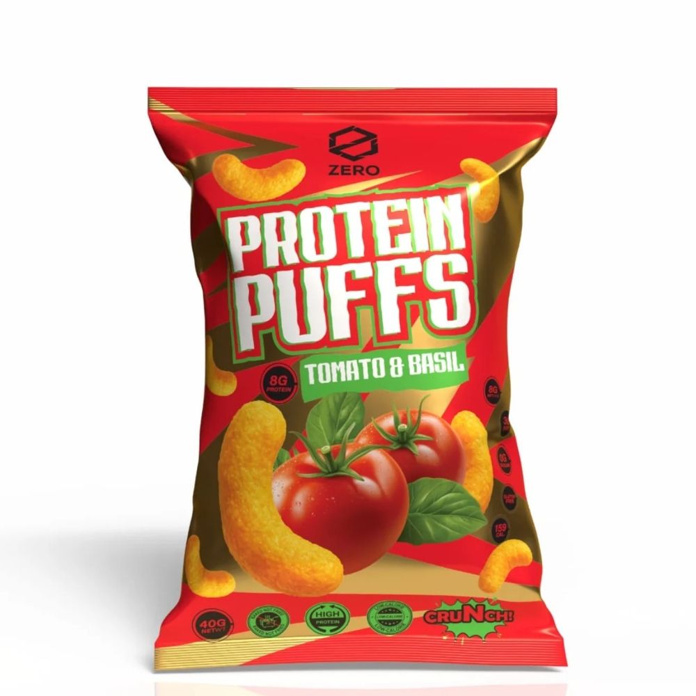 ZERO Protein Puffs Tomato & Basil 40 gm
