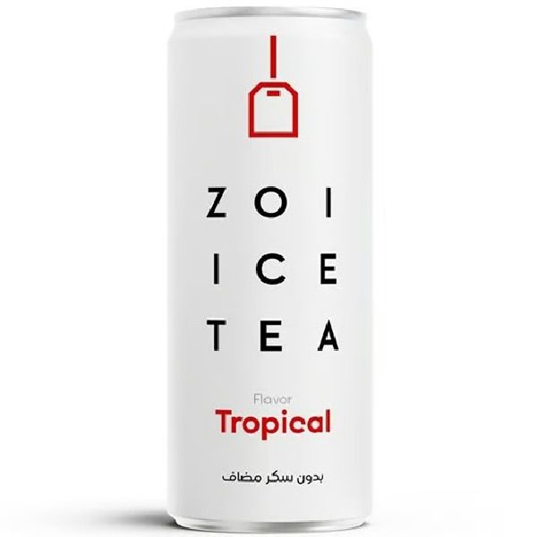Zoi Ice Tea Tropical Flavour 320Ml