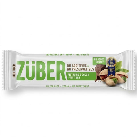 Zuber Pistachio & Cocoa Fruit Bar 35G