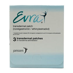 Evra Transdermal Patches 3's.