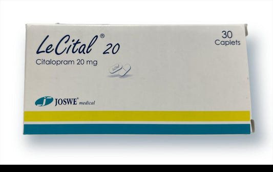Buy Lecital Caplet 20Mg 30 PC Online - Kulud Pharmacy