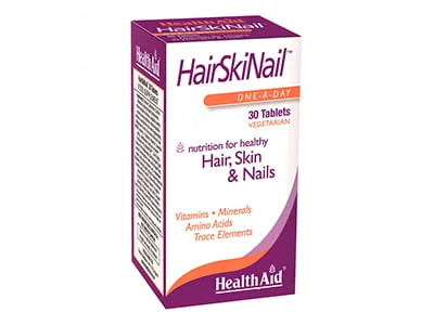 Health Aid Hair, Skin & Nail 30 Tab