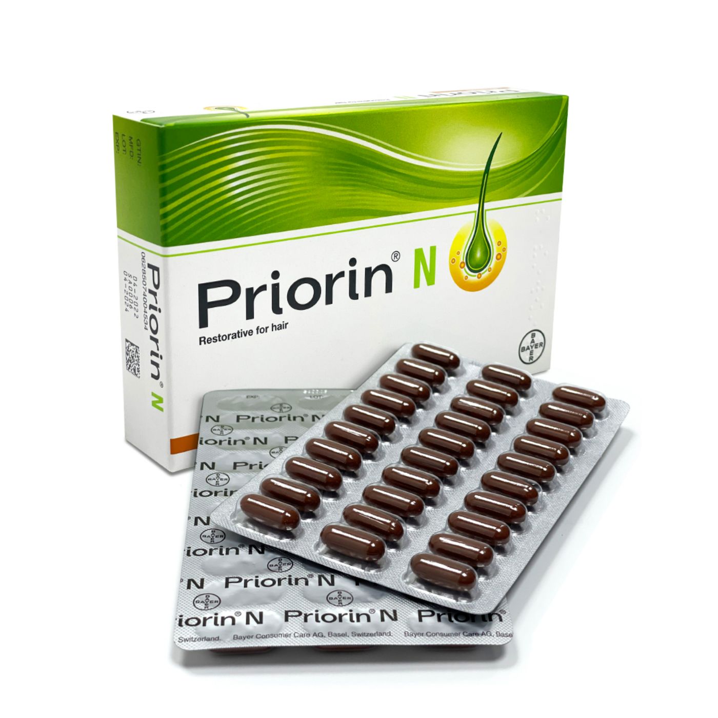 Buy Priorin N Hard Capsule 90 CAP Online - Kulud Pharmacy