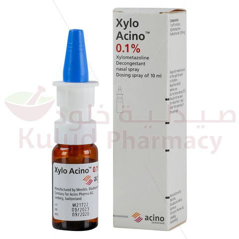 Buy Xylo-Acino Nasal Spray 0.1% 10 ML Online - Kulud Pharmacy