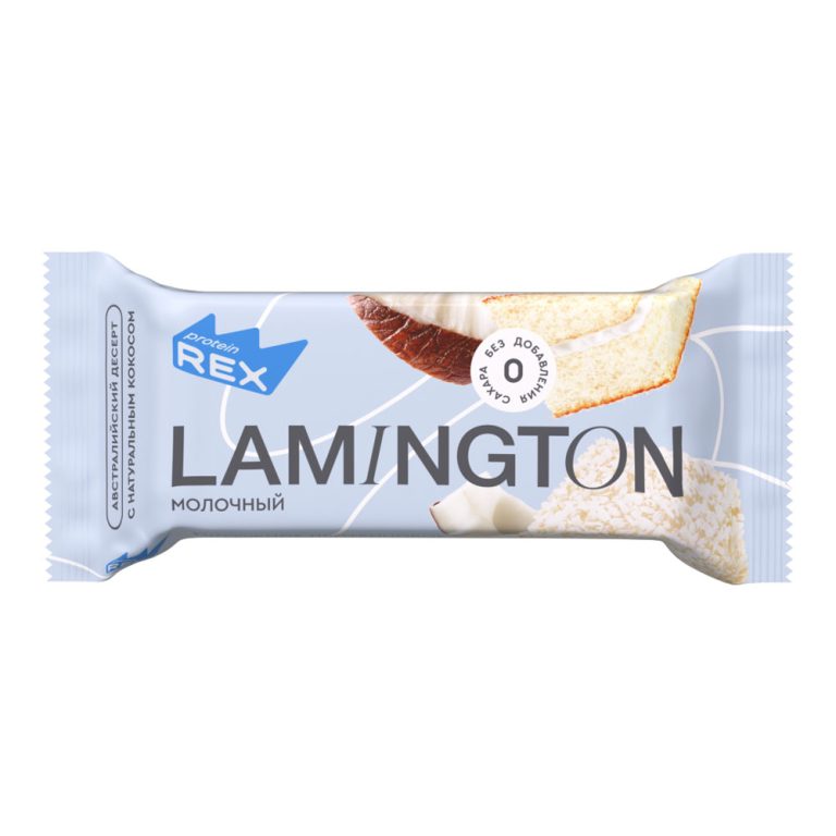 Rex Protein Cake Lamington Milk, 50 G