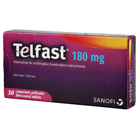 Buy Telfast Tablet 180 Mg 30 PC Online - Kulud Pharmacy