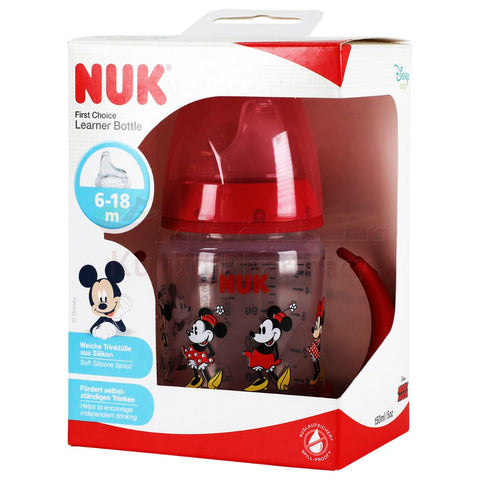 Buy Nuk Learner Mickey Baby Bottle 150 ML Online - Kulud Pharmacy