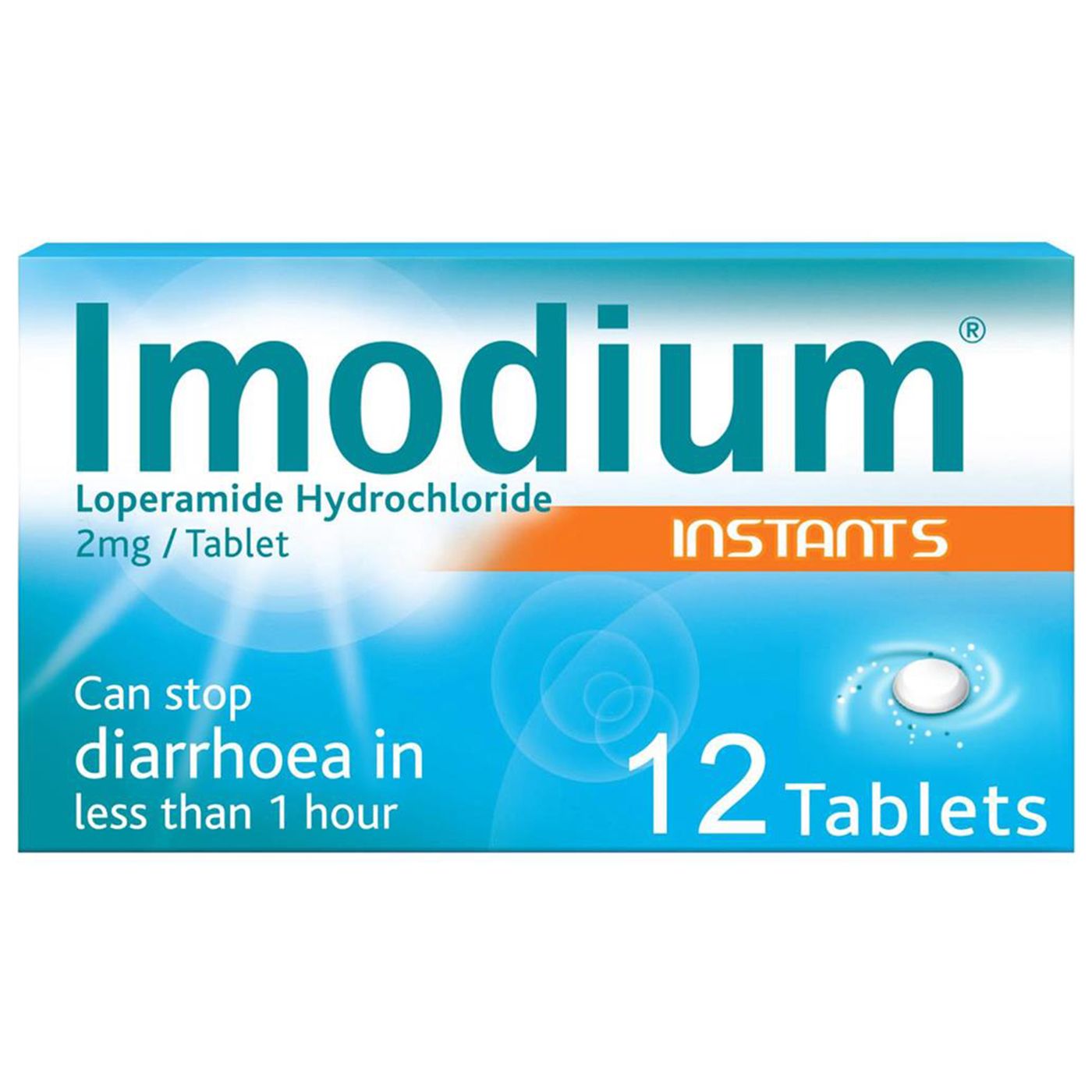 Buy Imodium Instants Dispersible Tablet 12 PC Online - Kulud Pharmacy