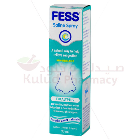 Buy Fess Eucalyptus Nasal Spray 30Ml Nasal Spray 30 ML Online - Kulud Pharmacy