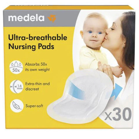 Medela Ultra-Breathable Nursing Pads 30's