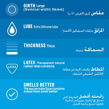 Durex Extra Safe Condom - 3s