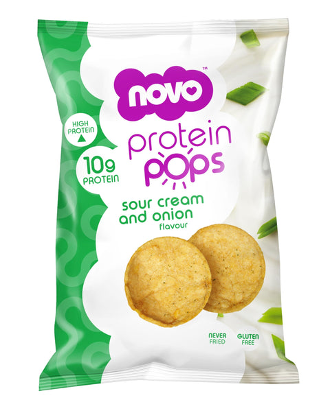 Novo Protein Pops Sour Cream And Onion 45G