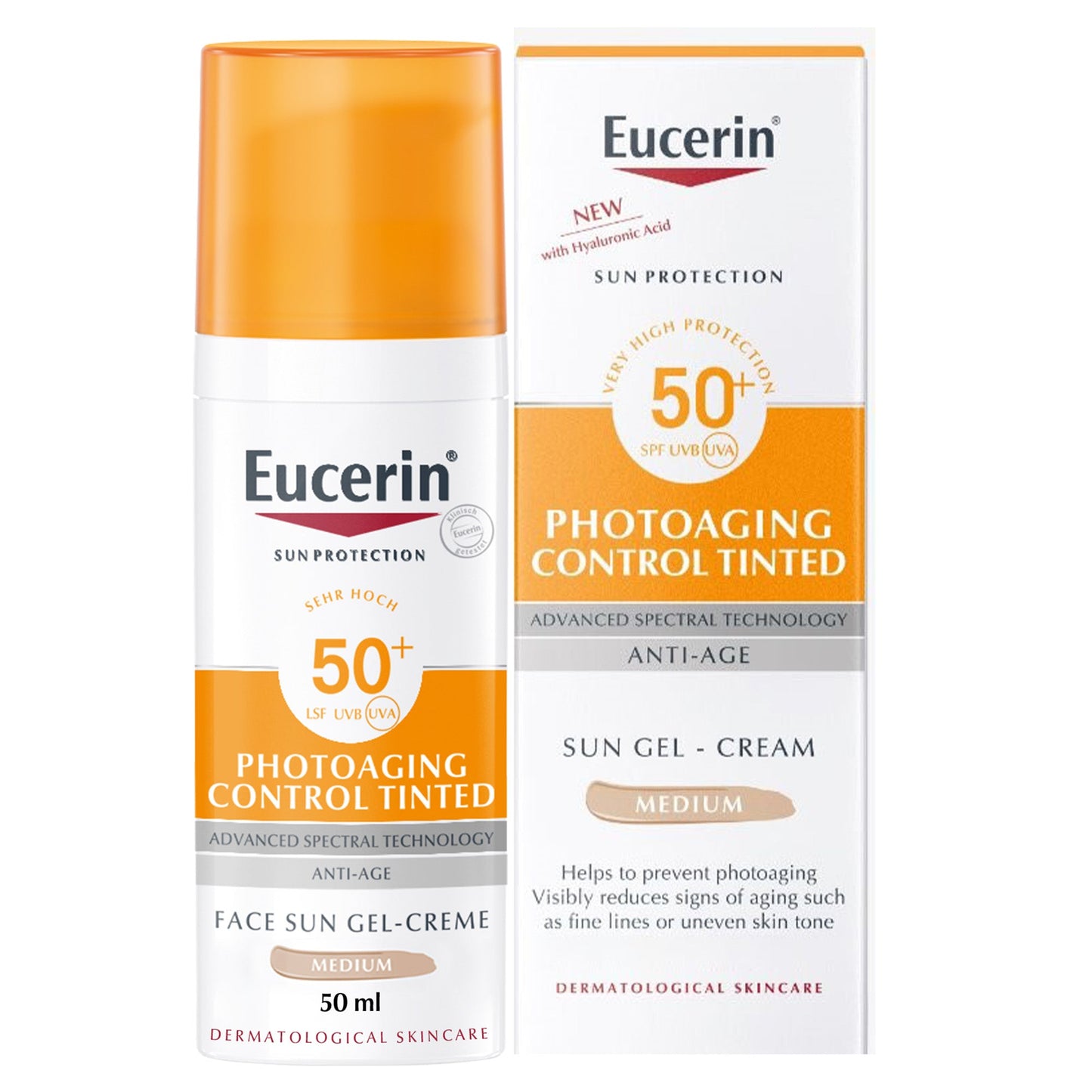 Eucerin Sun Protection Photoaging Control CC Sun Cream Medium Tinted SPF 50+