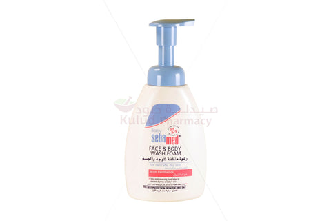 Buy Sebamed Baby Face And Body Wash Foam 400 ML Online - Kulud Pharmacy