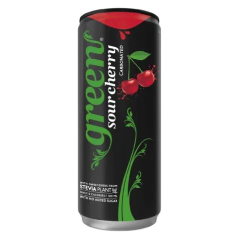 Green Sour Cherry Juice Can 330ml