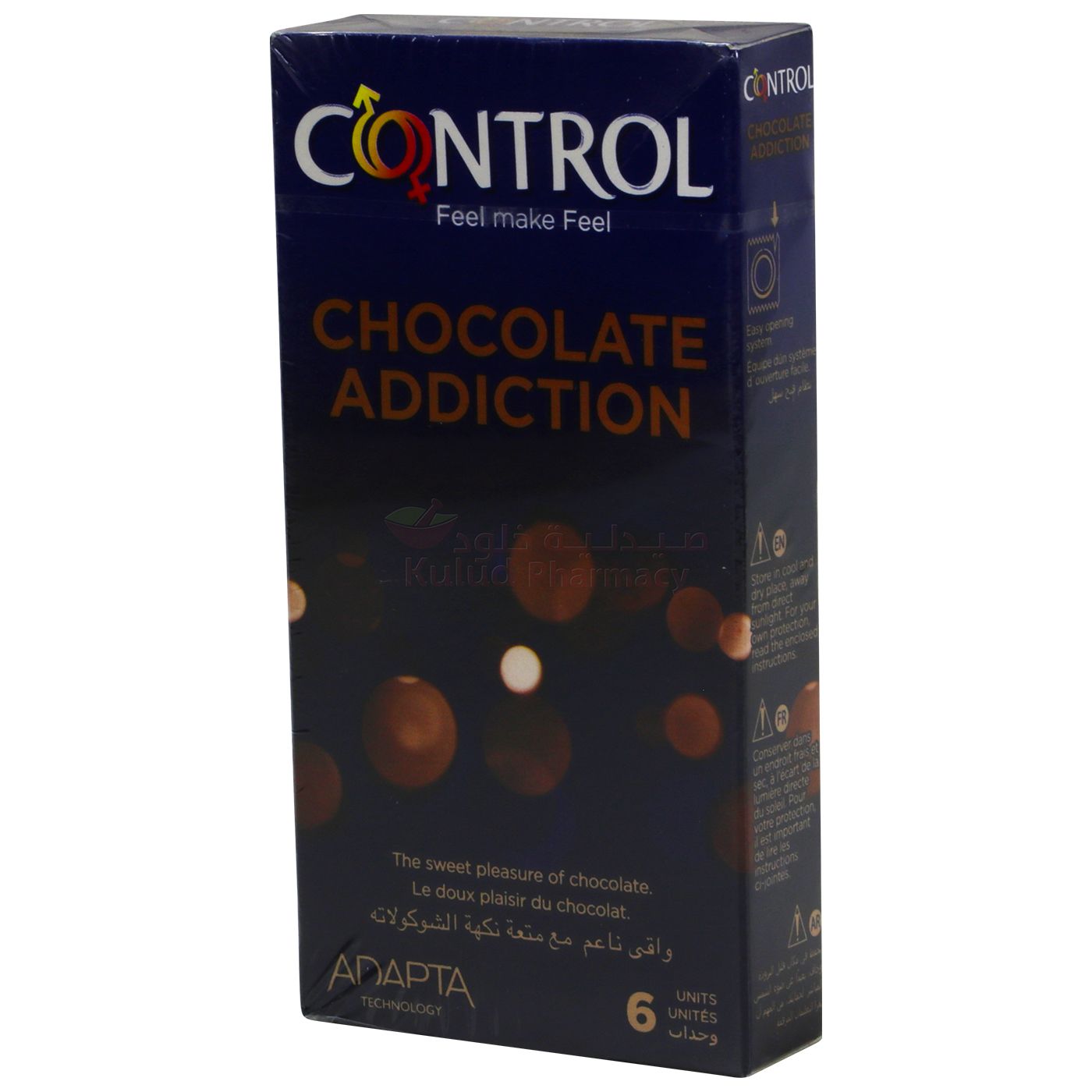 Buy Control Chocolate Condom 6 PC Online - Kulud Pharmacy