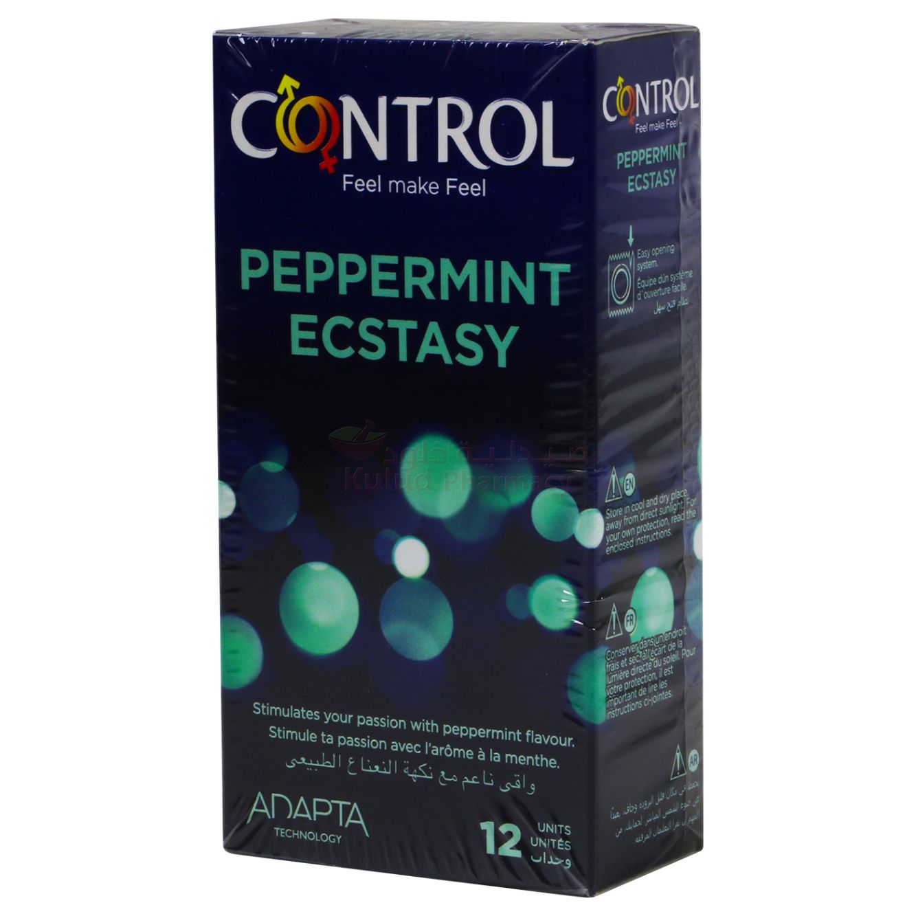 Buy Control Peppermint Condom 12 PC Online - Kulud Pharmacy