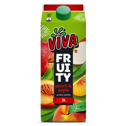 Viva Fruity Peach & Apple 2Ltr