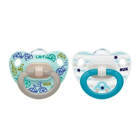 Buy Nuk Silicone Pacifier Soother 2 PC Online - Kulud Pharmacy
