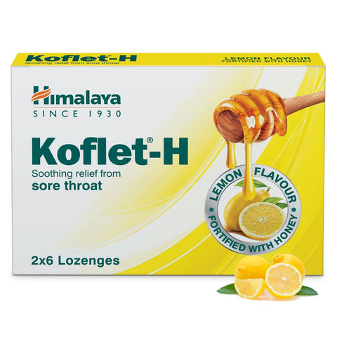 Buy Himalaya Koflet Lozenges 12 PC Online - Kulud Pharmacy