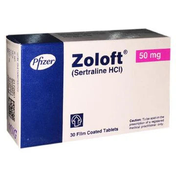 ZOLOFT 50MG - 30 TABLETS