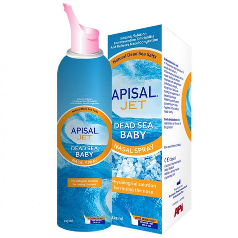 Buy Apisal Jet Dead Sea Baby Nasal Spray 125 ML Online - Kulud Pharmacy
