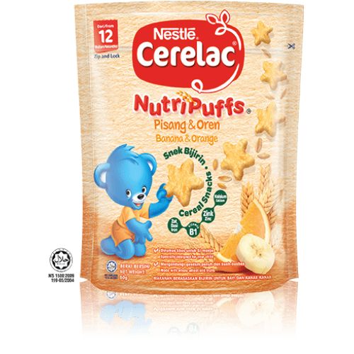Buy Cerelac Banana Orange Biscuit Pouch 90 GM Online - Kulud Pharmacy