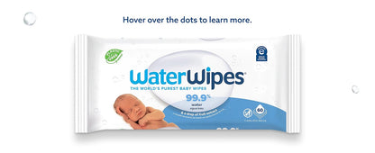 ALLERGY UK WATER WIPES Fruit Extract Baby Wipes 60pcs