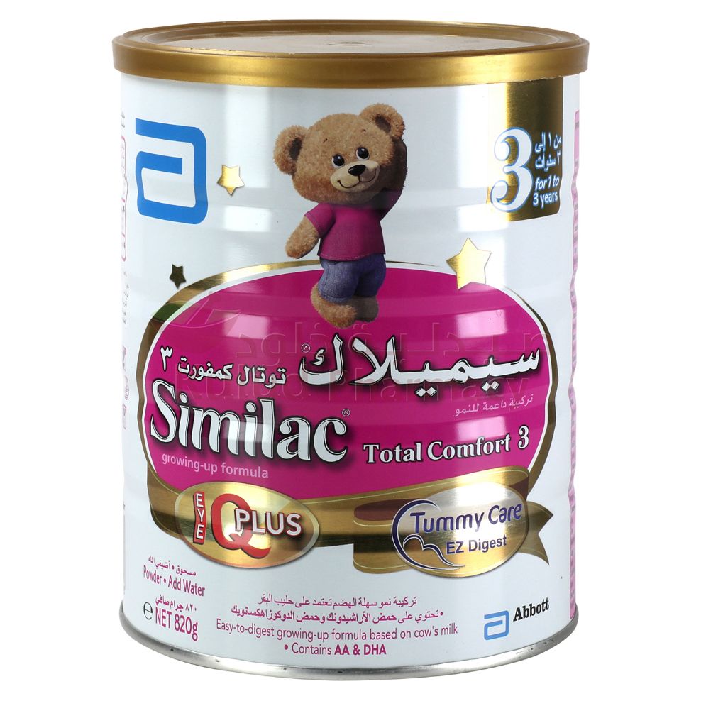 Buy Similac Total Comfort 3 Milk Formula 820 GM Online - Kulud Pharmacy