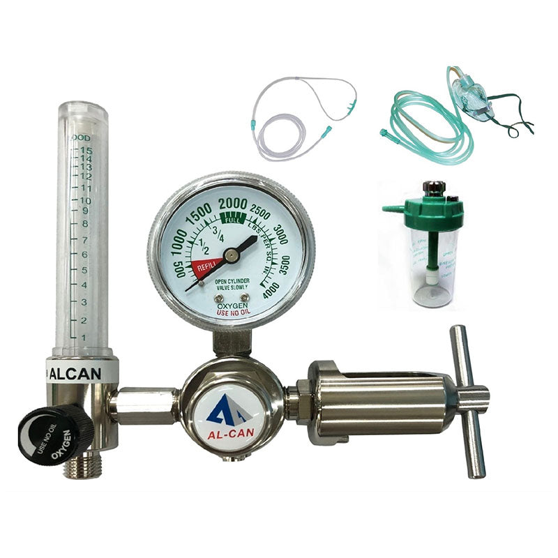 Click Type Oxygen Regulator W/ Cga870 Connection