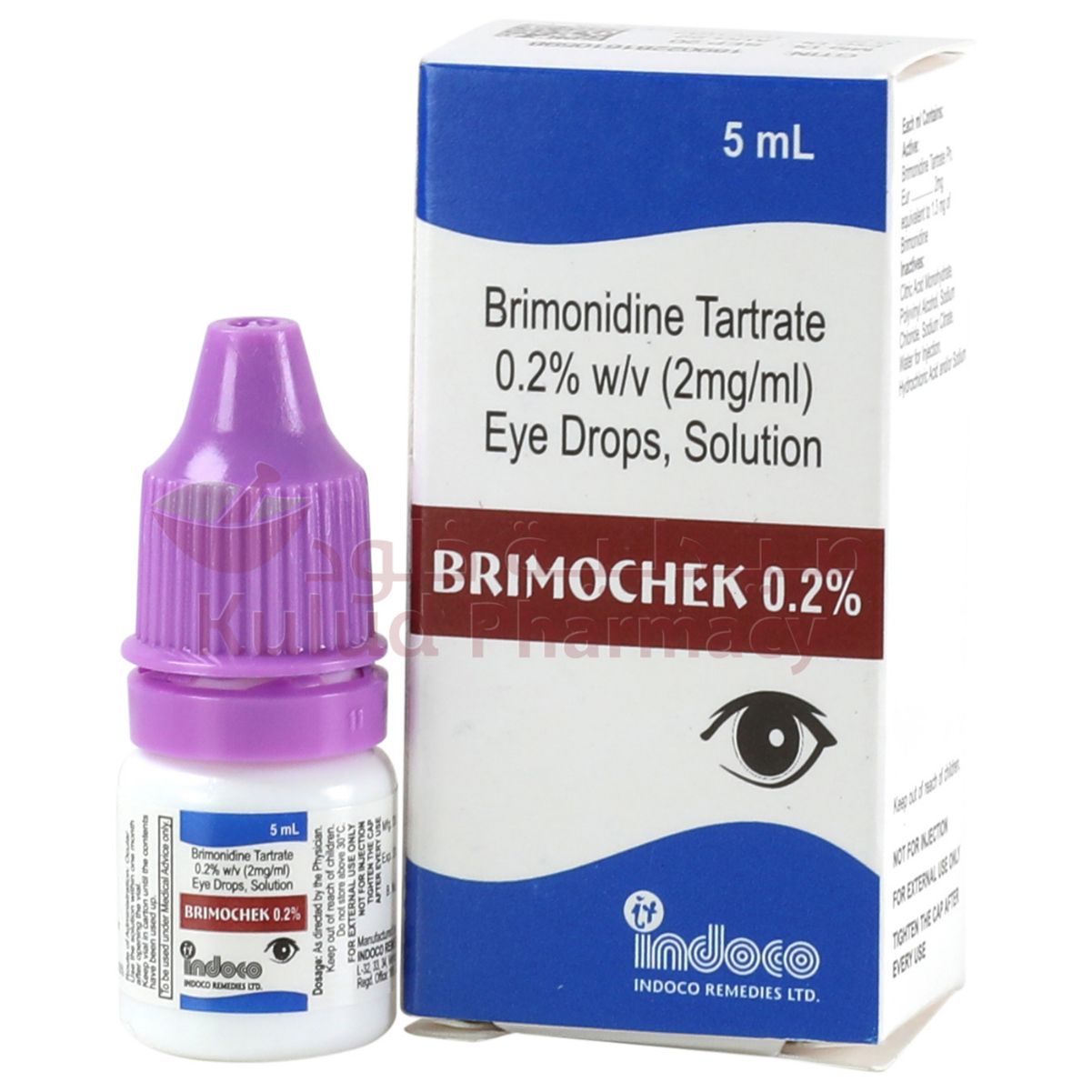 Buy Brimochek Eye Drops 2 Ml 5 BT Online - Kulud Pharmacy