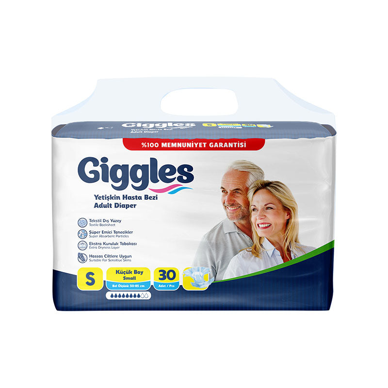 Giggles Small Adult Diaper 30 PC
