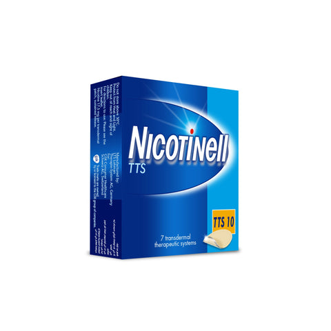 Nicotinell Tts 10 لاصقة عبر الجلد 7 قطع