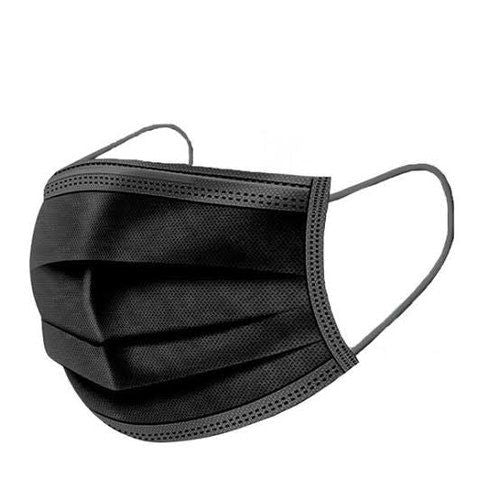 Buy Muxiang 3Ply Black Face Mask 50 PC Online - Kulud Pharmacy