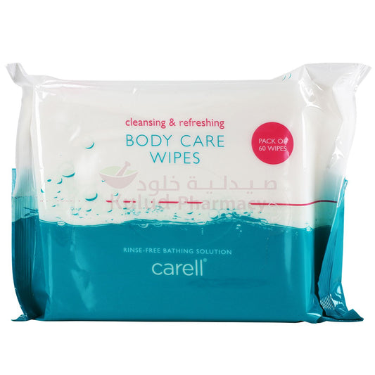 Buy Carell Body Care Wipes 60 PC Online - Kulud Pharmacy