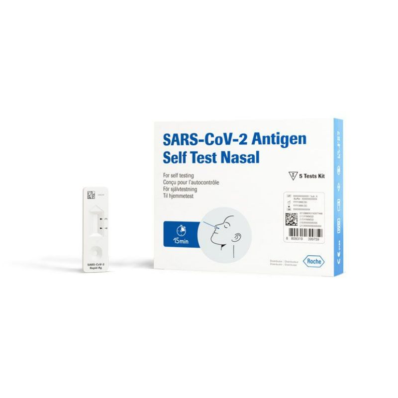 Buy Roche Sars Cov-2 Rapid Test Kit 5 PC Online - Kulud Pharmacy