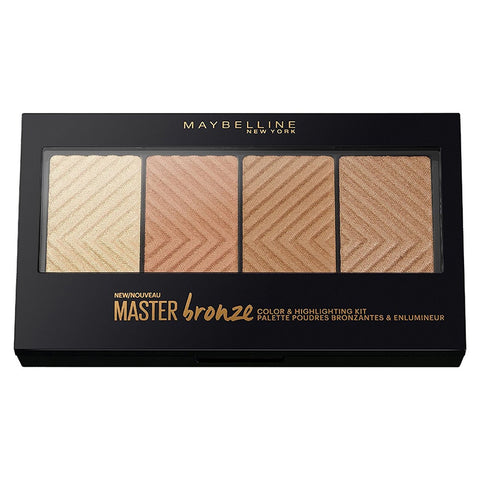 Buy Maybelline Master Bromze Color + Highlight Kit Highlighter 10 Tab Online - Kulud Pharmacy