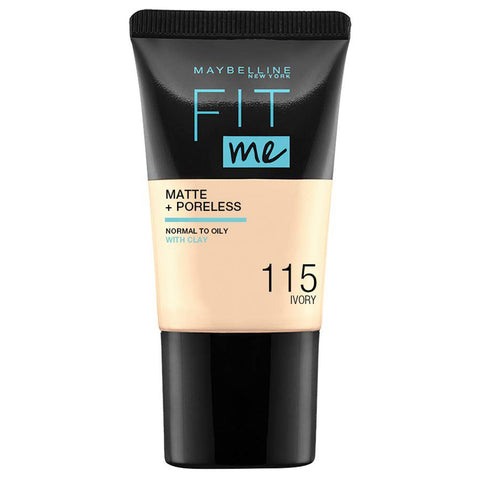 Buy Maybelline Fit Me Matteporeless 115 Ivory Foundation 10 Tab Online - Kulud Pharmacy