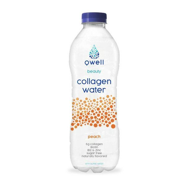 Buy Qwell Shine Collagen Peach Water Bottle 500 ML Online - Kulud Pharmacy