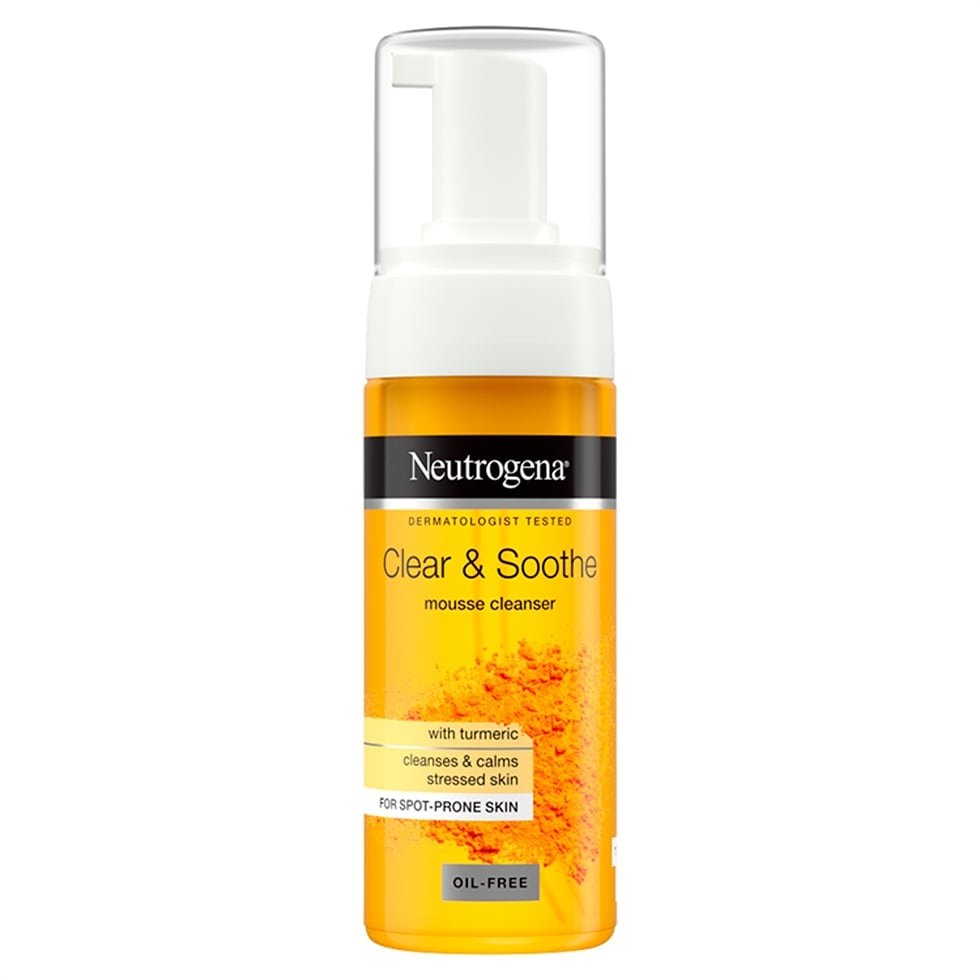 Buy Neutrogena Soothing Clear Mousse Cleansing Gel 150 ML Online - Kulud Pharmacy