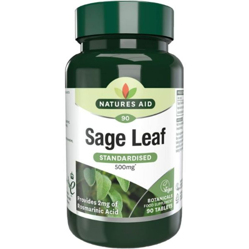 Buy Natures Aid Sage Leaf Tablet 500 Mg 90 Tab Online - Kulud Pharmacy