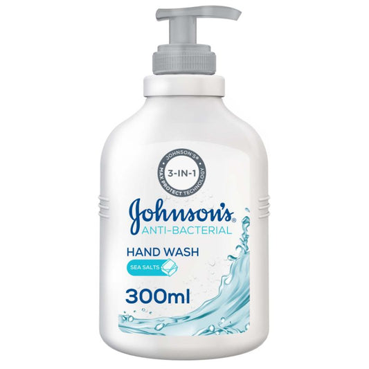 Buy Johnson & Johnson Anti Bacterial Hand Wash Sea Salt 300ML Online - Kulud Pharmacy