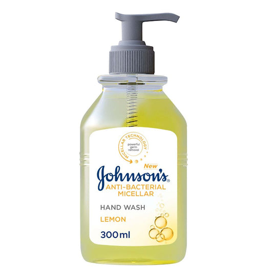 Buy Johnson & Johnson Anti Bacterial Micellar Hand Wash Lemon 300ML Online - Kulud Pharmacy