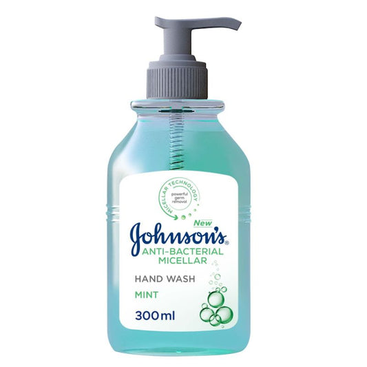 Buy Johnson & Johnson Anti Bacterial Micellar Hand Wash Mint 300ML Online - Kulud Pharmacy