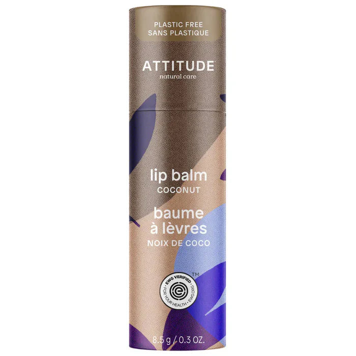 Attitude Leaves Bar Lip Balm Coconut 8.5G
