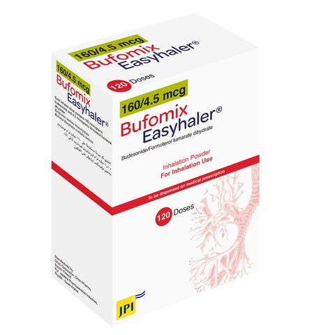 Buy Bufomix Easyhaer 160/4.5 Mg 120 Dose Online - Kulud Pharmacy