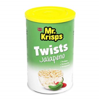 Mr. Krisps Twists Jalapeno Cans 65g